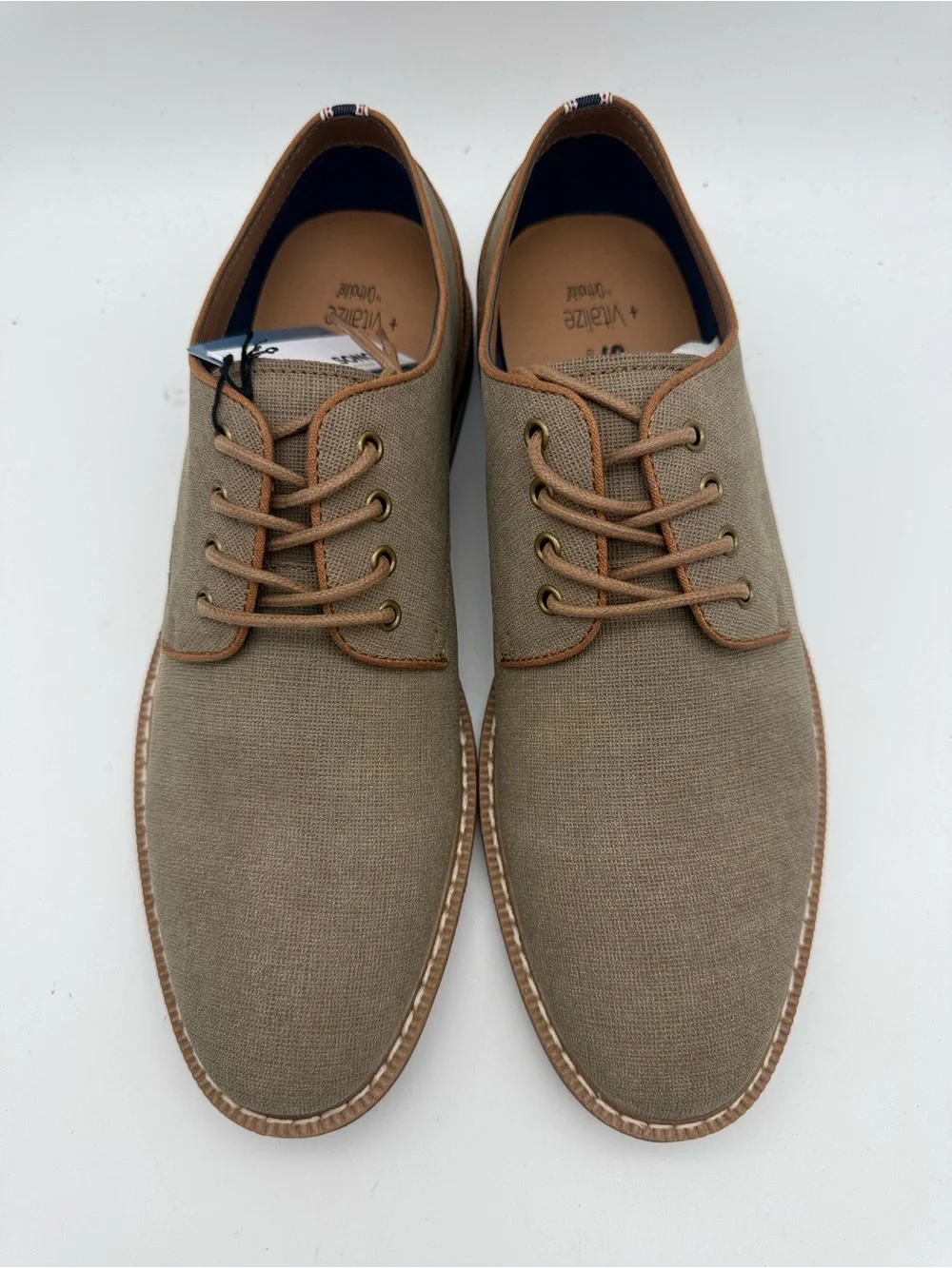 BRAND NEW SONOMA Goods for life Vander Oxford Shoes Light Brown Men’s Size 9.5